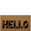 Hello Stencil Doormat - PVC Backed Coir