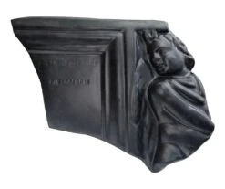 Pietro Anduze Textured Urn -Waldecks Store BLACK SMOOTH