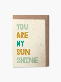 Plantable Card - You Are My Sunshine
